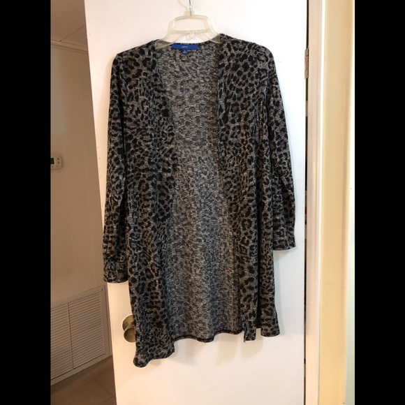 Apt. 9 | Tops | Gorgeous Animal Print Duster By Apt 9 Sz S | Poshmark